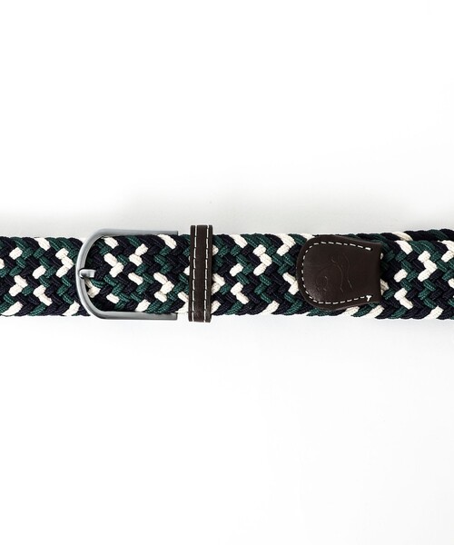 NOLLEY'S goodman（ノーリーズグッドマン）の「【SWOLE PANDA/スウォール パンダ】RECYCLED WOVEN BELT ZIGZAG（ベルト・メンズ・ベージュ系その他/グリーン系その他・FREE）」の18枚目の写真