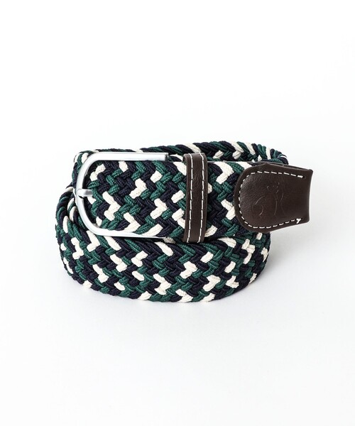 NOLLEY'S goodman（ノーリーズグッドマン）の「【SWOLE PANDA/スウォール パンダ】RECYCLED WOVEN BELT ZIGZAG（ベルト・メンズ・ベージュ系その他/グリーン系その他・FREE）」の10枚目の写真