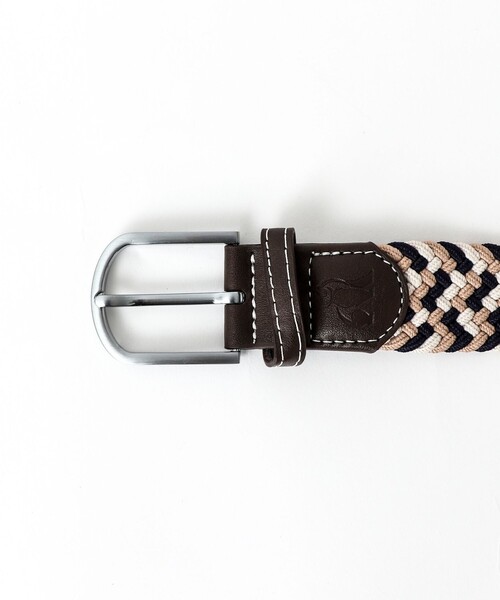 NOLLEY'S goodman（ノーリーズグッドマン）の「【SWOLE PANDA/スウォール パンダ】RECYCLED WOVEN BELT ZIGZAG（ベルト・メンズ・ベージュ系その他/グリーン系その他・FREE）」の15枚目の写真
