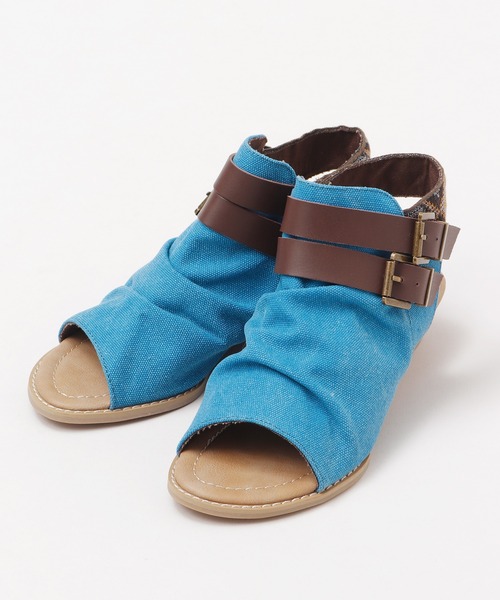 チャイハネ(チャイハネ)の「【チャイハネ】ディズウェッジブーツサンダル(サンダル・レディース・ホワイト/ブラック/ブルー/ブラウン・L/M)」の1枚目の写真