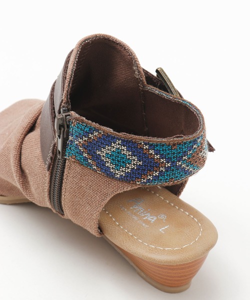 チャイハネ(チャイハネ)の「【チャイハネ】ディズウェッジブーツサンダル(サンダル・レディース・ホワイト/ブラック/ブルー/ブラウン・L/M)」の8枚目の写真