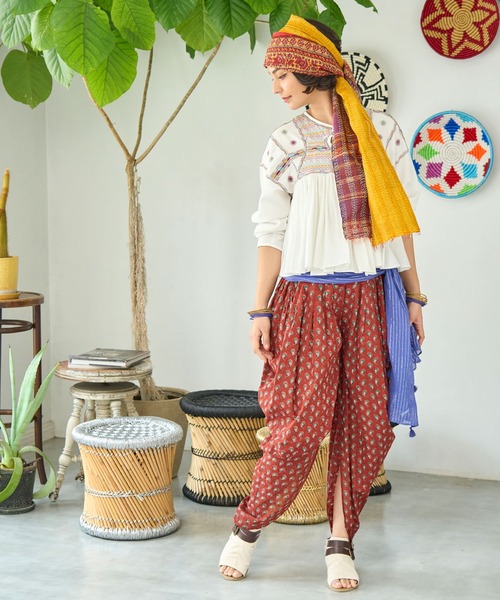 チャイハネ(チャイハネ)の「【チャイハネ】ディズウェッジブーツサンダル(サンダル・レディース・ホワイト/ブラック/ブルー/ブラウン・L/M)」の5枚目の写真