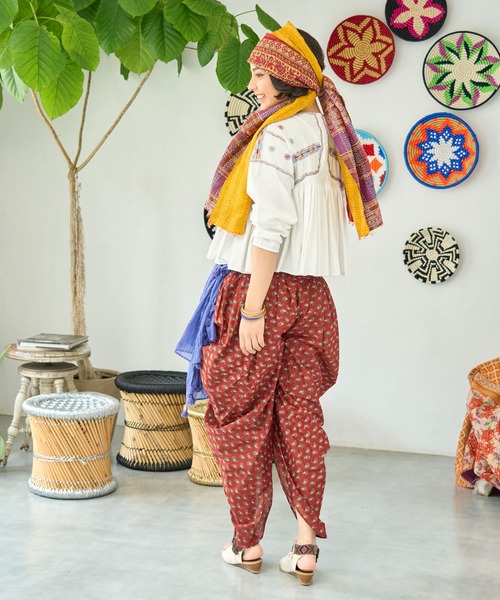 チャイハネ(チャイハネ)の「【チャイハネ】ディズウェッジブーツサンダル(サンダル・レディース・ホワイト/ブラック/ブルー/ブラウン・L/M)」の6枚目の写真