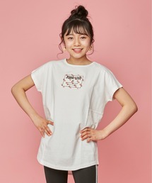 JENNI love（ジェニィラブ）の「防蚊バックレース使いロング丈Tシャツ（Tシャツ/カットソー・キッズ）」
