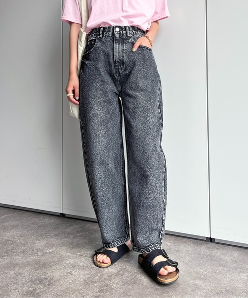 CPCM（シーピーシーエム）の「コクーンデニムパンツ（デニムパンツ・レディース・サックスブルー/ブラック・SMALL/MEDIUM）」の11枚目の写真