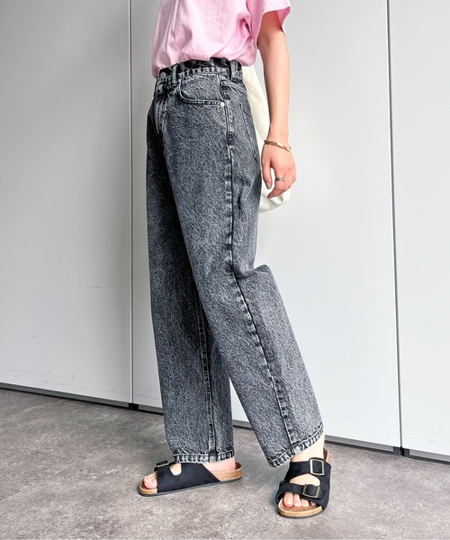 CPCM（シーピーシーエム）の「コクーンデニムパンツ（デニムパンツ・レディース・サックスブルー/ブラック・SMALL/MEDIUM）」の12枚目の写真