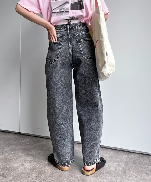 CPCM（シーピーシーエム）の「コクーンデニムパンツ（デニムパンツ・レディース・サックスブルー/ブラック・SMALL/MEDIUM）」の14枚目の写真