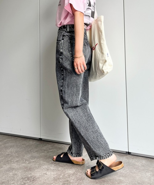 CPCM（シーピーシーエム）の「コクーンデニムパンツ（デニムパンツ・レディース・サックスブルー/ブラック・SMALL/MEDIUM）」の15枚目の写真