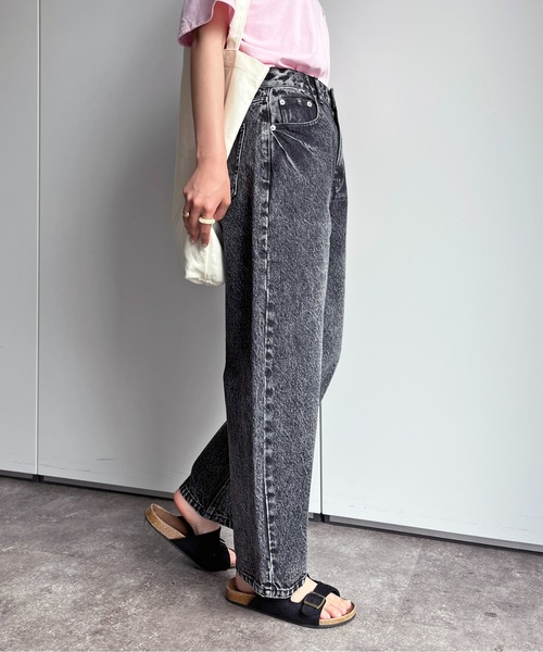 CPCM（シーピーシーエム）の「コクーンデニムパンツ（デニムパンツ・レディース・サックスブルー/ブラック・SMALL/MEDIUM）」の18枚目の写真