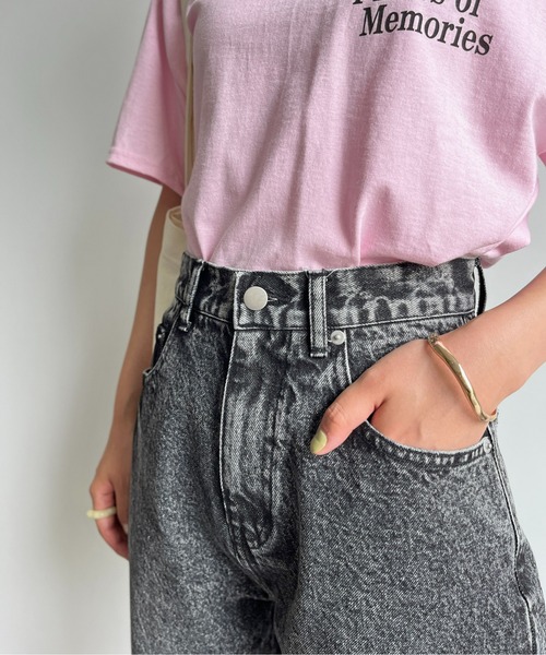 CPCM（シーピーシーエム）の「コクーンデニムパンツ（デニムパンツ・レディース・サックスブルー/ブラック・SMALL/MEDIUM）」の21枚目の写真
