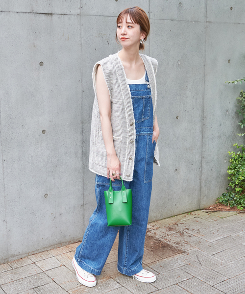 MIAN （ミアン）の「《追加》【MIAN/ミアン】2WAYミニポシェット（ショルダーバッグ・レディース・ホワイト/ブラック/ブラウン/ピンク/グリーン・FREE）」の21枚目の写真