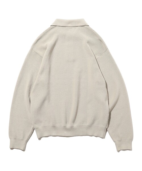 BEAMS（ビームス）の「BEAMS / 12ゲージ ニット ポロ シャツ（ポロシャツ・メンズ・ブラック/ライトグレー/ブラウン・S/M/L/XL）」の21枚目の写真