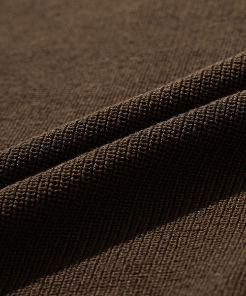 BEAMS（ビームス）の「BEAMS / 12ゲージ ニット ポロ シャツ（ポロシャツ・メンズ・ブラック/ライトグレー/ブラウン・S/M/L/XL）」の16枚目の写真