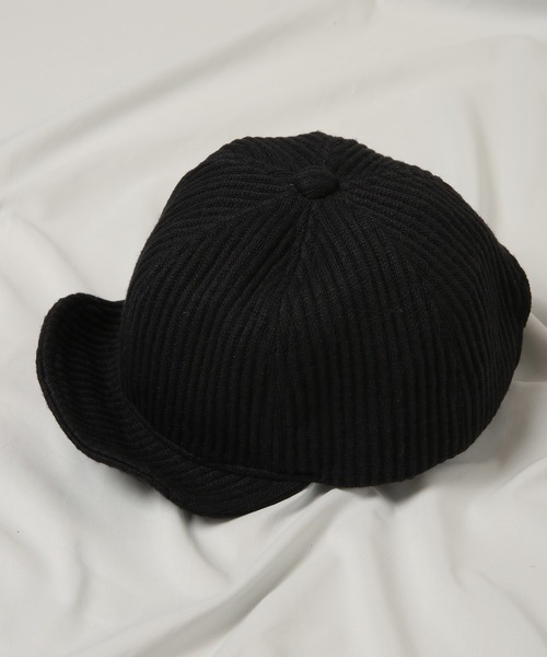 UNION STATION（ユニオンステーション）の「コーデュロイベースボールキャップ（キャップ・メンズ・ブラック/グレー系その他・FREE）」の4枚目の写真