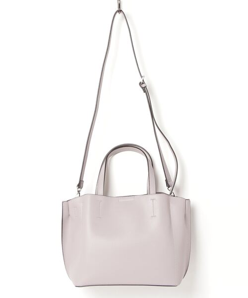 Legato Largo(レガートラルゴ)の「LegatoLargo かるいかばん 2WAYトートバッグ(トートバッグ・レディース・ブラック/グレイッシュベージュ/キャメル/アイボリー/ラベンダー/ライトグレー・FREE)」の11枚目の写真