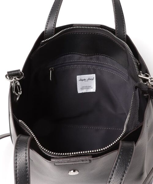 Legato Largo(レガートラルゴ)の「LegatoLargo かるいかばん 2WAYトートバッグ(トートバッグ・レディース・ブラック/グレイッシュベージュ/キャメル/アイボリー/ラベンダー/ライトグレー・FREE)」の13枚目の写真