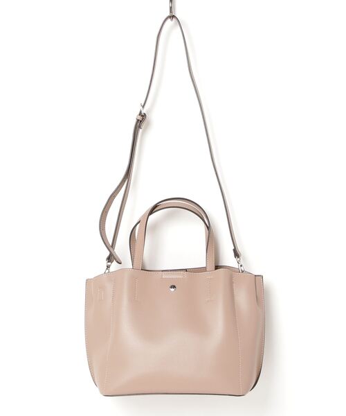 Legato Largo(レガートラルゴ)の「LegatoLargo かるいかばん 2WAYトートバッグ(トートバッグ・レディース・ブラック/グレイッシュベージュ/キャメル/アイボリー/ラベンダー/ライトグレー・FREE)」の21枚目の写真