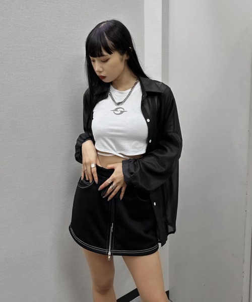 LVEU.(ラブユ.)の「【LVEU.】ウエストクロスクロップドノースリーブ LVEU.(ラブユ.)の「【LVEU.】ウエストクロスクロップドノースリーブ