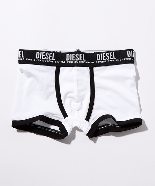 DIESEL KIDS（ディーゼルキッズ）の「DIESEL（ディーゼル）Kids & Junior 下着ボクサーパンツアンダーウェア（ボクサーパンツ・キッズ・ホワイト×ブラック/イエロー×グレー・14Y/16Y/10Y/12Y/6Y/4Y/8Y）」の4枚目の写真