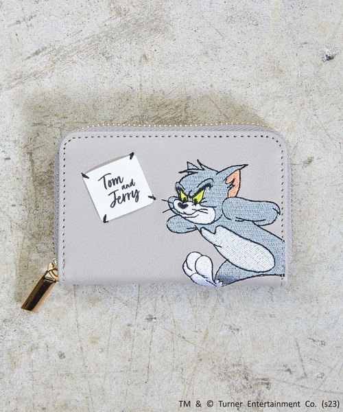 FLAPPER:トムとジェリー 刺繍 コインカードケース（カードケース