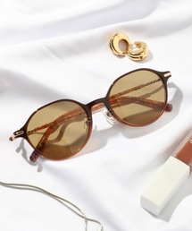 【agnes b】限定!メガネフレーム ニュアンスボストンサングラス/50-0099