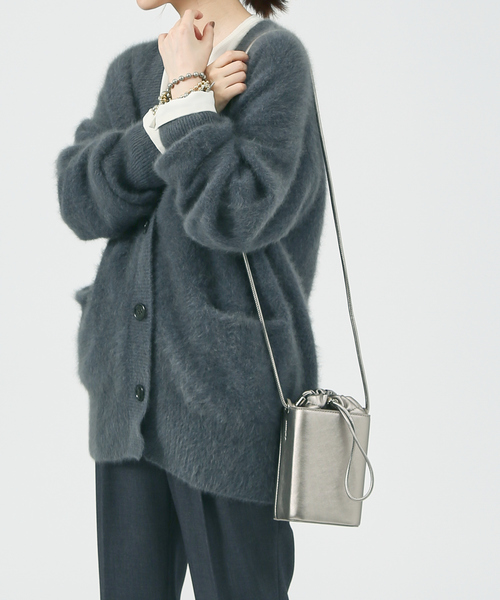 LOWELL things（ロウェル　シングス）の「Octa/ドロストミニショルダーバッグ（ショルダーバッグ・レディース・シルバー/ブルー/ブラック・フリー）」の3枚目の写真