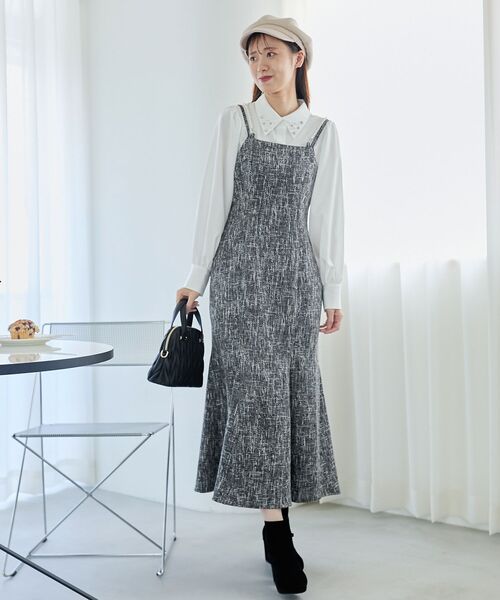 MAJESTIC LEGON（マジェスティックレゴン）の「クラシカルキャスケット（キャスケット・レディース・アイボリー/ブラック/ブラック系その他・FREE）」の6枚目の写真