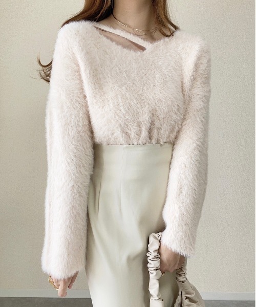 ♡レフレム ふわふわニット♡ Liliu（リリュ）の「ふわふわニットトップス（ニット/セーター