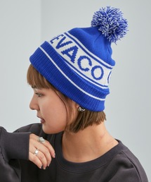 【GEVACO/ゲバコ】ロゴボンボンニットキャップ