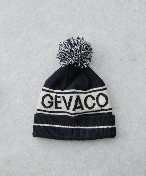 GEVACO（ゲバコ）の「【GEVACO/ゲバコ】ロゴボンボンニットキャップ（ニットキャップ/ビーニー・レディース・チャコールグレー/ブルー/レッド/ネイビー・ONE SIZE）」の8枚目の写真