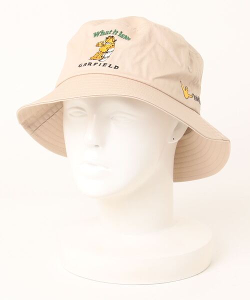Mark Gonzales（マーク・ゴンザレス）の「マークゴンザレス　GARFIELDコラボ バケットハット 【(What it isNt) ART BY MARK GONZALES】（ハット・メンズ・ベージュ/ブラック/ホワイト・FREE）」の5枚目の写真