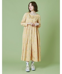 【8】【Little sunny bite】Original floral long dress