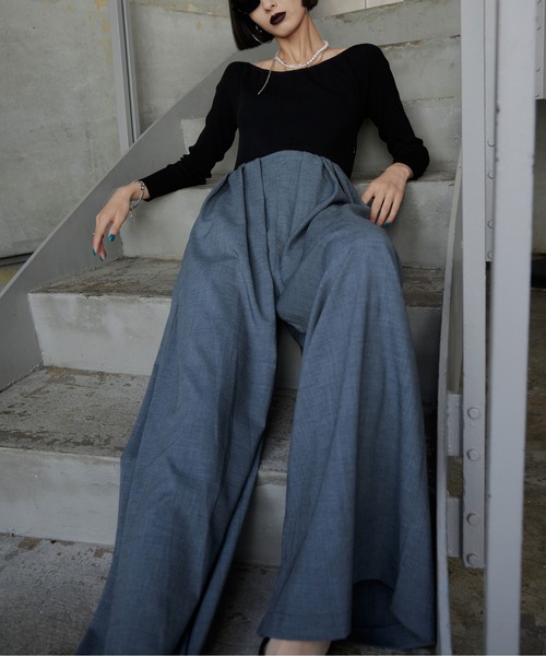 JOSE MOON（ジョゼムーン）の「KNIT COMBINATION JUMPSUITS/ニット