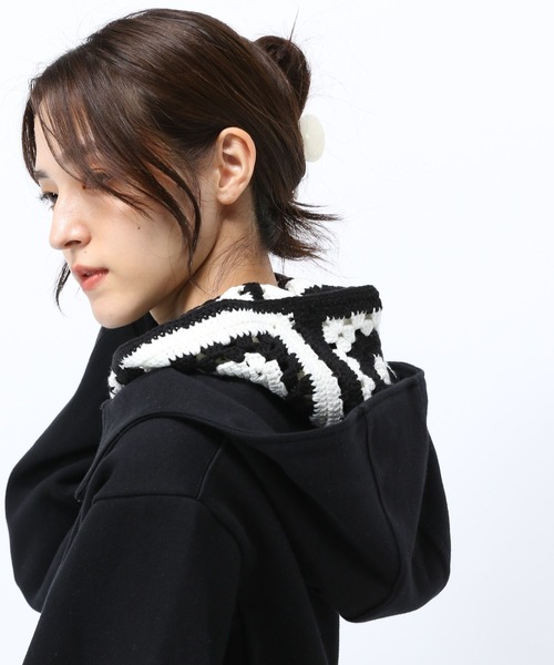 Anui(アニュイ)の「【UNISEX】クロシェバラクラバ(ニットキャップ/ビーニー・レディース・グリーン/ブラック・FREE)」の8枚目の写真