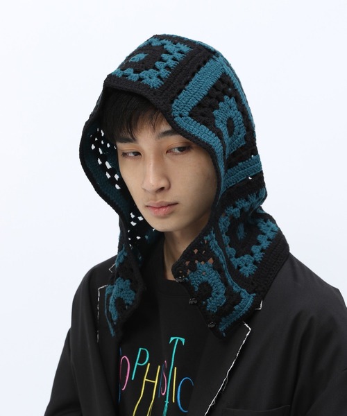 Anui（アニュイ）の「【UNISEX】クロシェバラクラバ（ニットキャップ