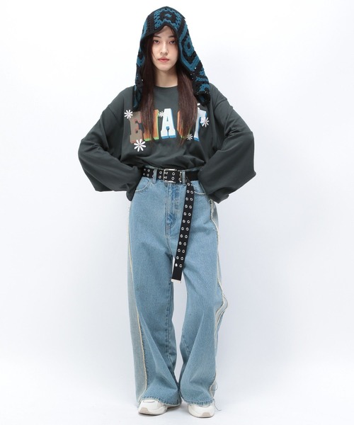 Anui(アニュイ)の「【UNISEX】クロシェバラクラバ(ニットキャップ/ビーニー・レディース・グリーン/ブラック・FREE)」の16枚目の写真