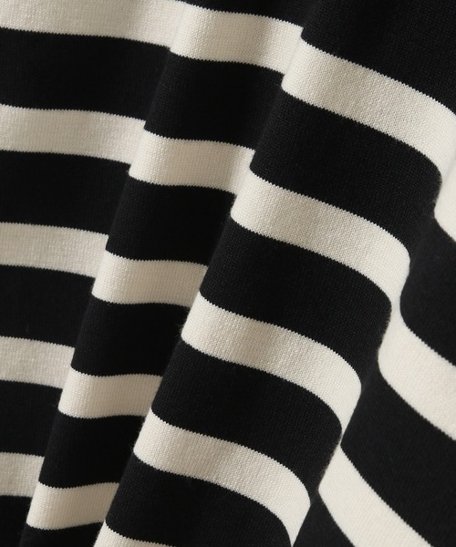 ADAM ET ROPE'（アダムエロペ）の「【サステナブル・WEB限定】カーブスリーブVネックカーディガン（カーディガン/ボレロ・レディース・ブラック系その他/ブルー/チャコールグレー・FREE）」の10枚目の写真