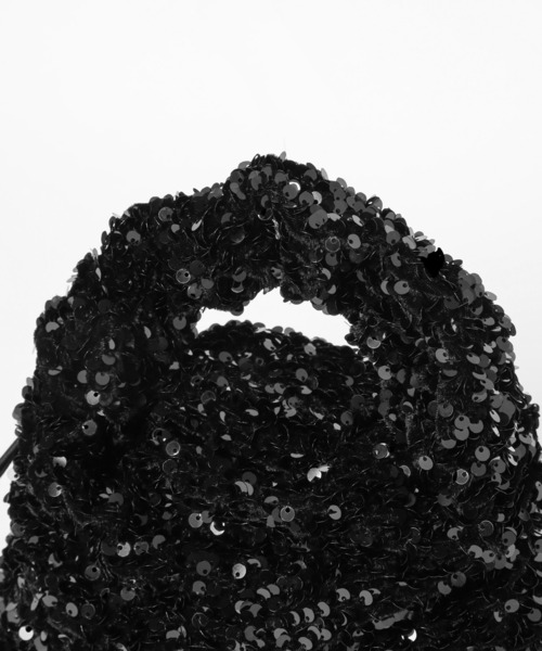 mysty woman(ミスティウーマン)の「スパンコールBAG 987318(ハンドバッグ・レディース・シルバー/ブラック・FREE)」の12枚目の写真