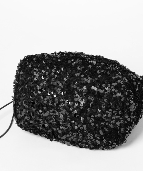 mysty woman(ミスティウーマン)の「スパンコールBAG 987318(ハンドバッグ・レディース・シルバー/ブラック・FREE)」の13枚目の写真