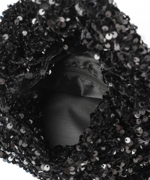 mysty woman(ミスティウーマン)の「スパンコールBAG 987318(ハンドバッグ・レディース・シルバー/ブラック・FREE)」の14枚目の写真