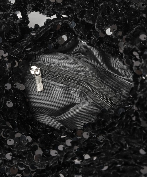 mysty woman(ミスティウーマン)の「スパンコールBAG 987318(ハンドバッグ・レディース・シルバー/ブラック・FREE)」の17枚目の写真