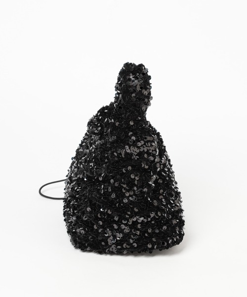 mysty woman(ミスティウーマン)の「スパンコールBAG 987318(ハンドバッグ・レディース・シルバー/ブラック・FREE)」の7枚目の写真