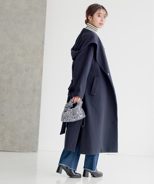 mysty woman(ミスティウーマン)の「スパンコールBAG 987318(ハンドバッグ・レディース・シルバー/ブラック・FREE)」の3枚目の写真