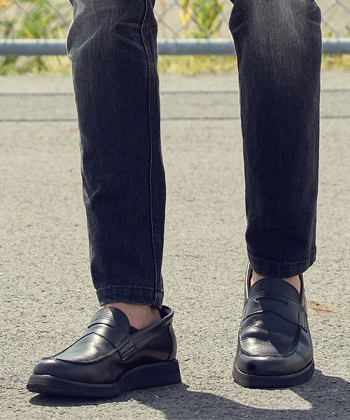 wjk（ダヴルジェイケイ）の「mko11534- loafer sneakers ローファー（ローファー・メンズ・ダークブラウン/ブラック・43/41/42）」の2枚目の写真