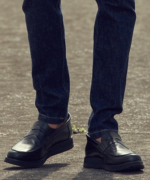 wjk（ダヴルジェイケイ）の「mko11534- loafer sneakers ローファー（ローファー・メンズ・ダークブラウン/ブラック・43/41/42）」の4枚目の写真