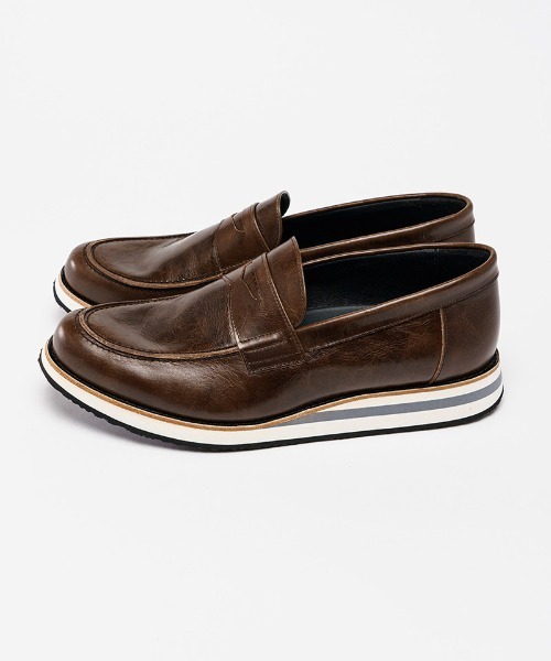 wjk（ダヴルジェイケイ）の「mko11534- loafer sneakers ローファー（ローファー・メンズ・ダークブラウン/ブラック・43/41/42）」の17枚目の写真