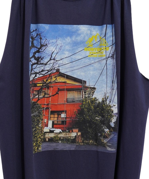 NON TOKYO（ノントーキョー）の「GATHER SLEEVE C/S（Tシャツ/カットソー・レディース・ホワイト/ネイビー・FREE）」の5枚目の写真