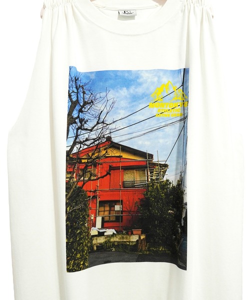 NON TOKYO（ノントーキョー）の「GATHER SLEEVE C/S（Tシャツ/カットソー・レディース・ホワイト/ネイビー・FREE）」の7枚目の写真