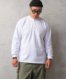 WAIPER.inc | Good wear USAコットン　ヘンリーネック L/S TEE(Tシャツ/カットソー)