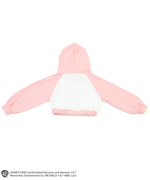 ANAP kids（アナップキッズ）の「Tweetyコラボ/裏毛ラグランスウェットパーカー【親子お揃い】（パーカー・キッズ・ピンク/サックスブルー/ブラック・110cm/130cm/120cm）」の22枚目の写真